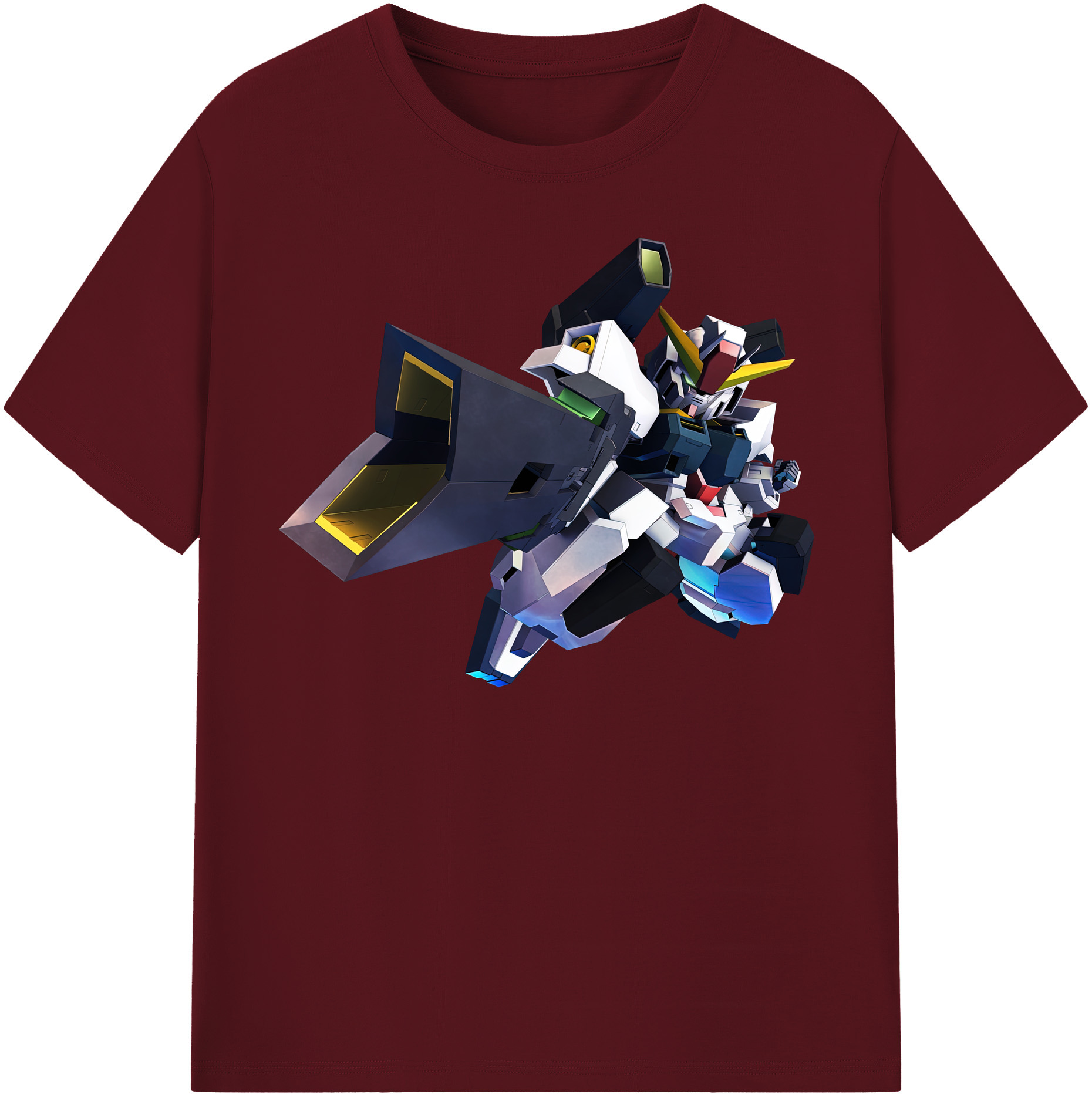 （画像用） 機動戦士ガンダム Mobile Suit Gundam 綿100％半袖Tシャツ（フロントプリント）